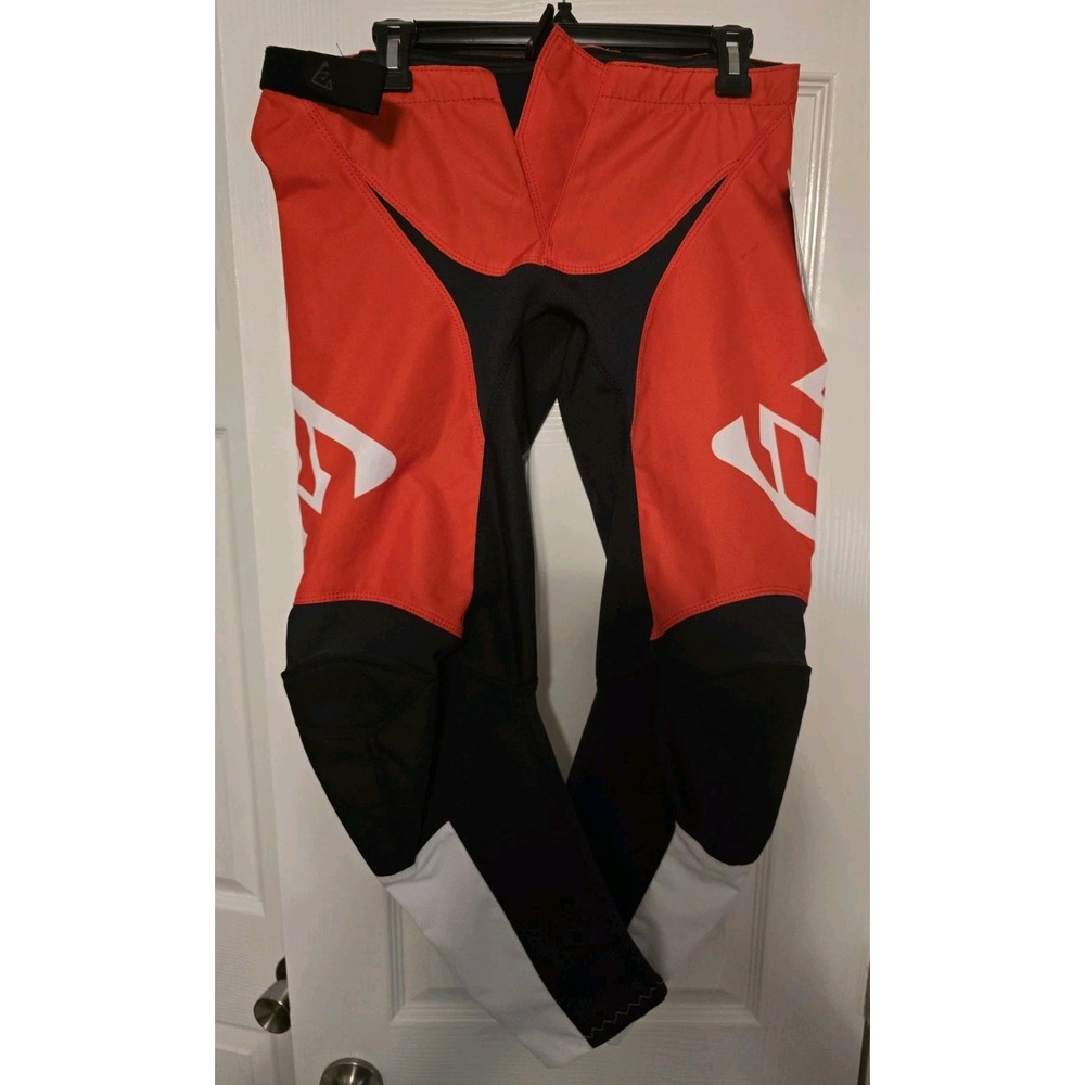 Answer Racing A22 Syncron Prism Red Black MX Offroad Pants Men's Size 28 NWT